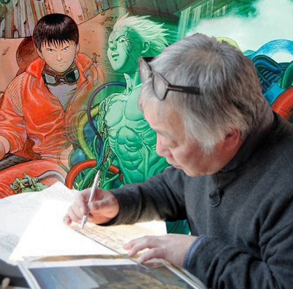Katsuhiro Otomo shikishi educational album cover — authentic vs counterfeit reference gallery (non-commercial study archive)