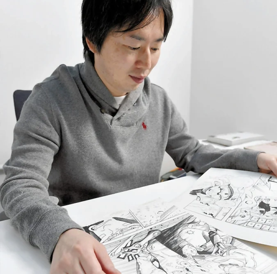 Masashi Kishimoto shikishi educational album cover — authentic vs counterfeit reference gallery (non-commercial study archive)