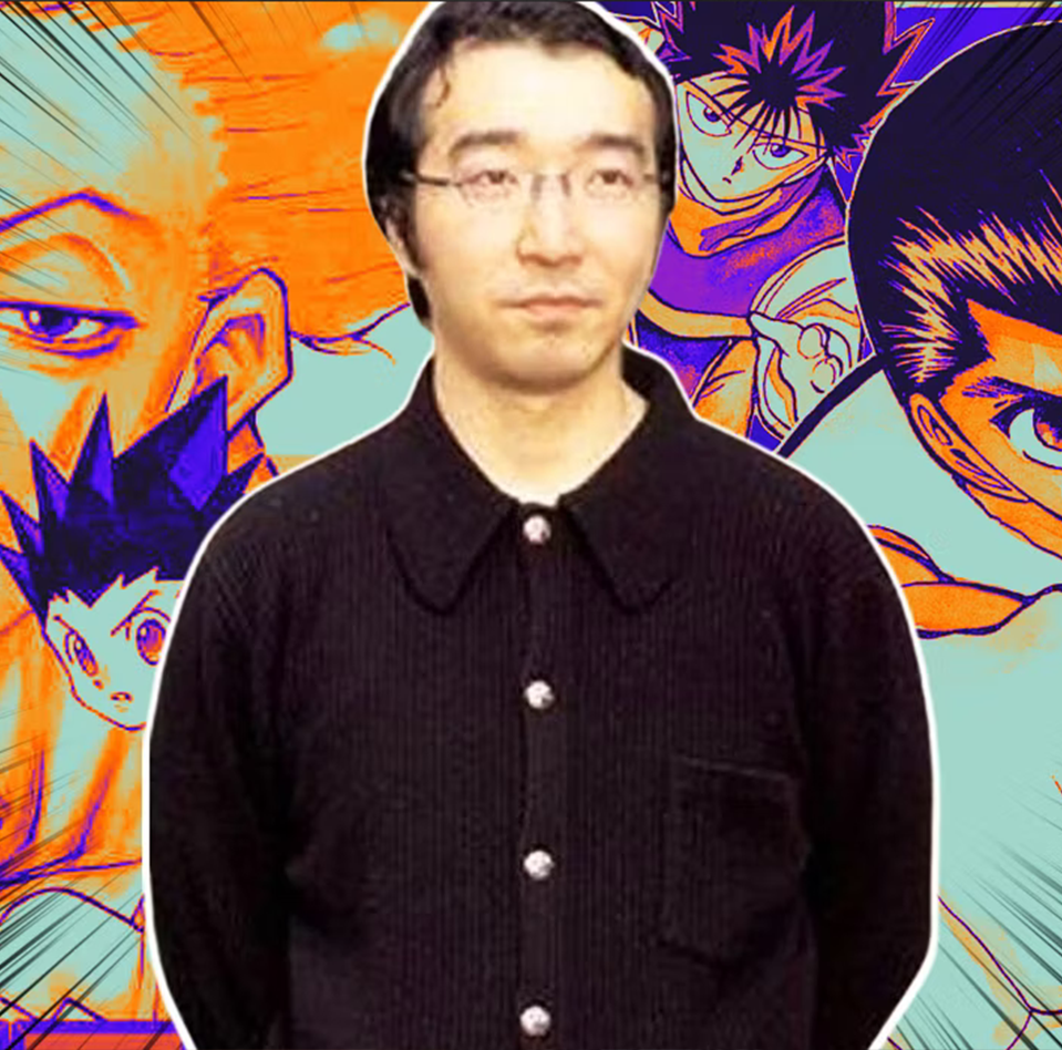 Yoshihiro Togashi shikishi educational album cover — authentic vs counterfeit reference gallery (non-commercial study archive)