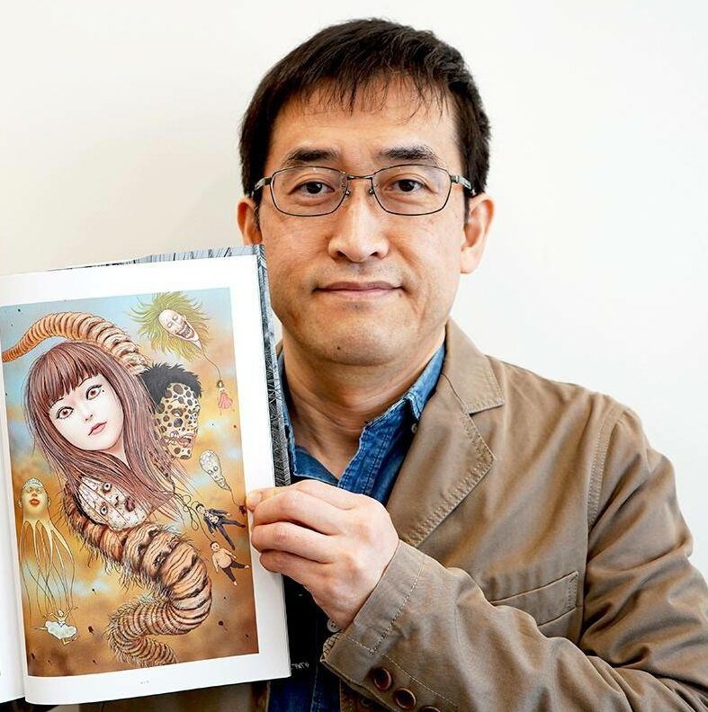 Junji ITO shikishi educational album cover — authentic vs counterfeit reference gallery (non-commercial study archive)