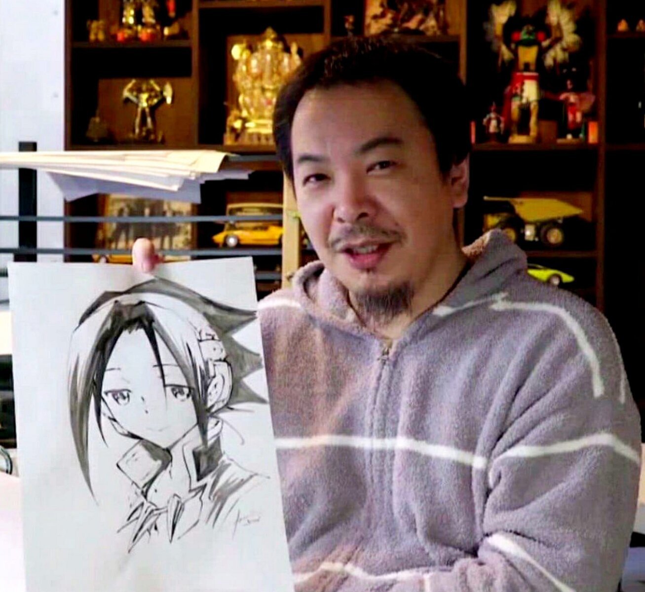 Hiroyuki Takei shikishi educational album cover — authentic vs counterfeit reference gallery (non-commercial study archive)