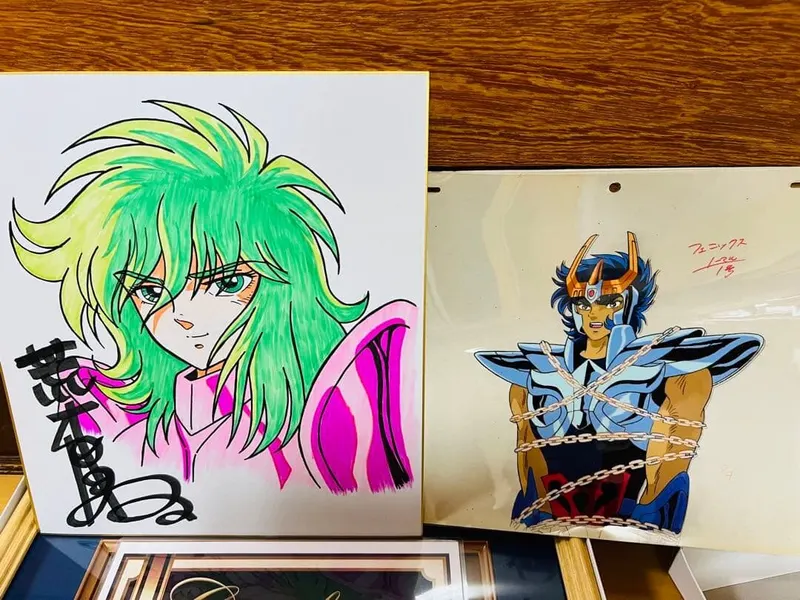 Shingo Araki counterfeit FAKE shikishi educational reference album cover — known or suspected fakes for comparison study