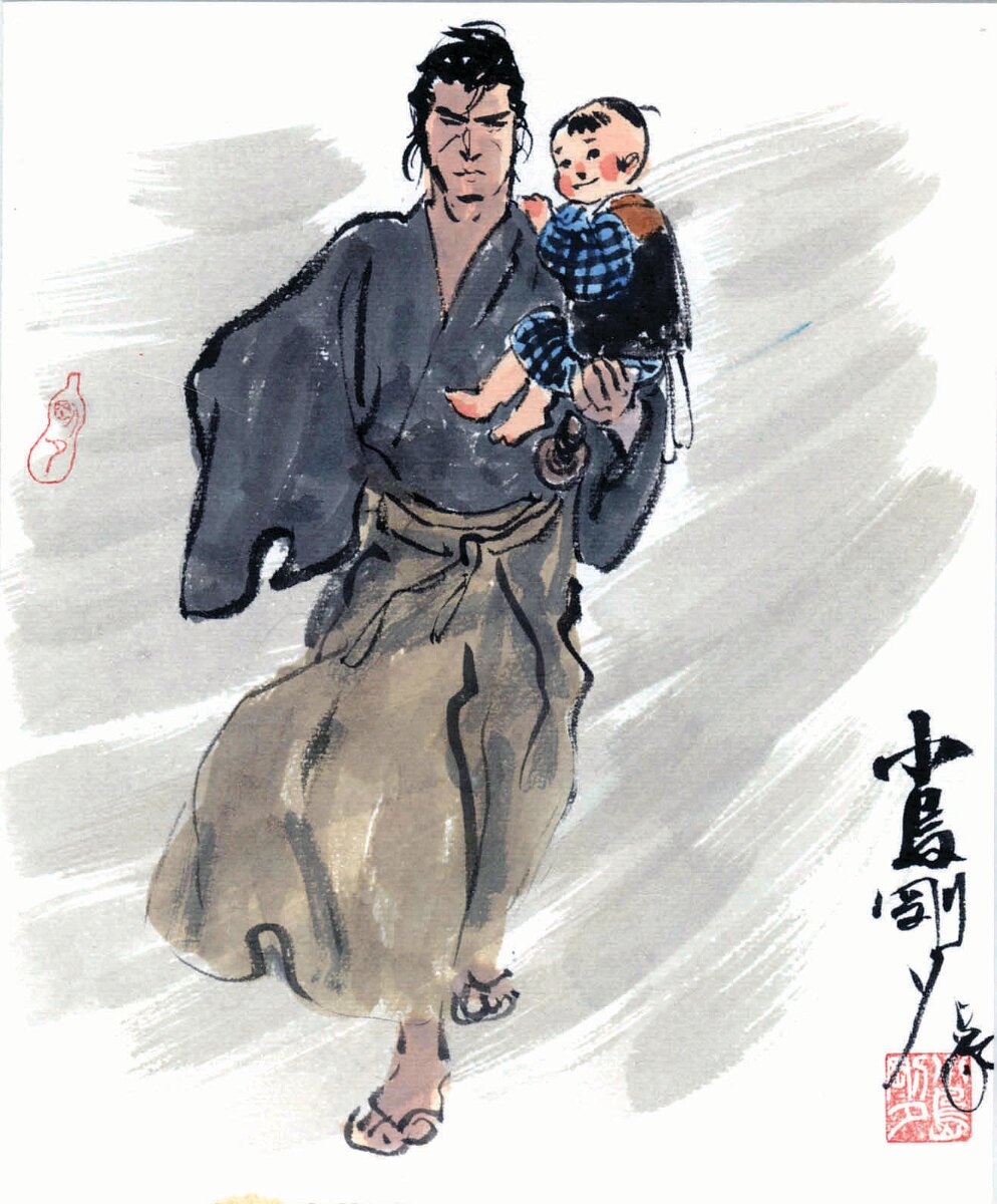 Goseki Kojima authentic REAL shikishi educational reference album cover — genuine examples for authenticity study