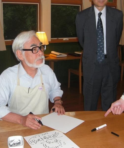Educational authentic reference image (477293148_1178420737322414_6320720488770133584_n). — educational authentic (REAL) shikishi reference associated with Hayao Miyazaki
