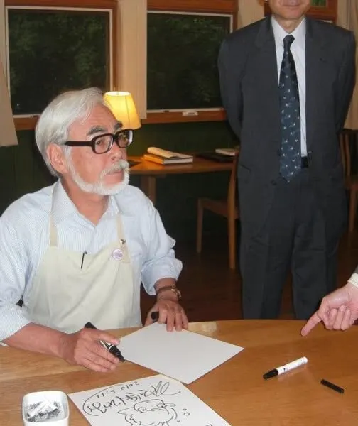 Educational authentic reference image (477293148_1178420737322414_6320720488770133584_n). — educational authentic (REAL) shikishi reference associated with Hayao Miyazaki