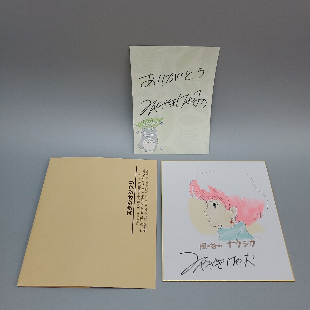 Educational counterfeit reference image (i-img1200x1200-17332408276664shpqi527). — educational counterfeit (FAKE) shikishi reference associated with Hayao Miyazaki