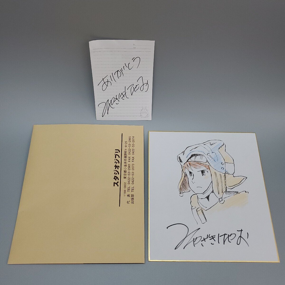 Educational counterfeit reference image (i-img1200x1200-173321713548760vddpg33). — educational counterfeit (FAKE) shikishi reference associated with Hayao Miyazaki