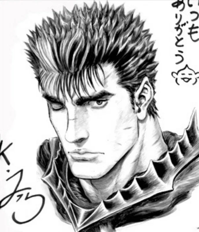 Educational authentic reference image (FVuFXbPXsAEzhC2). — educational authentic (REAL) shikishi reference associated with Kentaro Miura