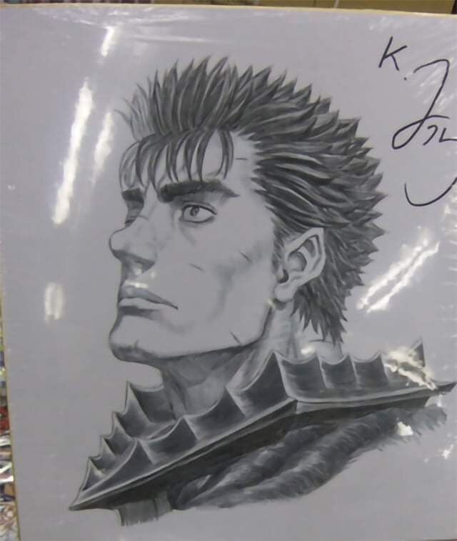Educational authentic reference image (01_290321200949). — educational authentic (REAL) shikishi reference associated with Kentaro Miura