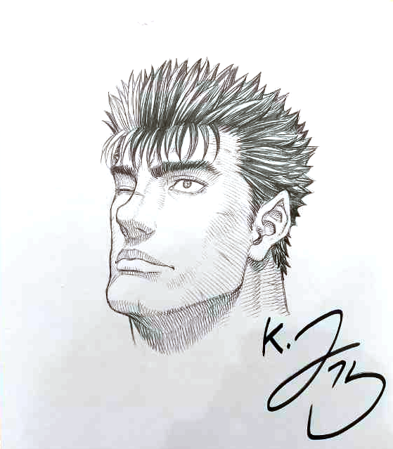 Educational authentic reference image (FPiropKXsAM_9Bh). — educational authentic (REAL) shikishi reference associated with Kentaro Miura