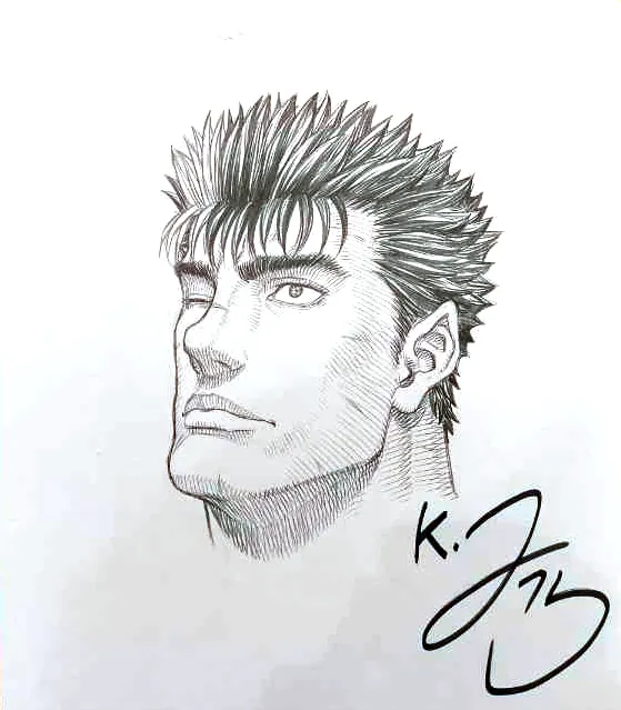 Educational authentic reference image (FPiropKXsAM_9Bh). — educational authentic (REAL) shikishi reference associated with Kentaro Miura