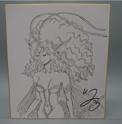 Educational counterfeit reference image (Screenshot 2024-01-25 052131). — educational counterfeit (FAKE) shikishi reference associated with Kentaro Miura