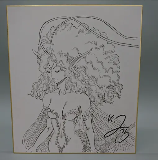 Educational counterfeit reference image (Screenshot 2024-01-25 052131). — educational counterfeit (FAKE) shikishi reference associated with Kentaro Miura