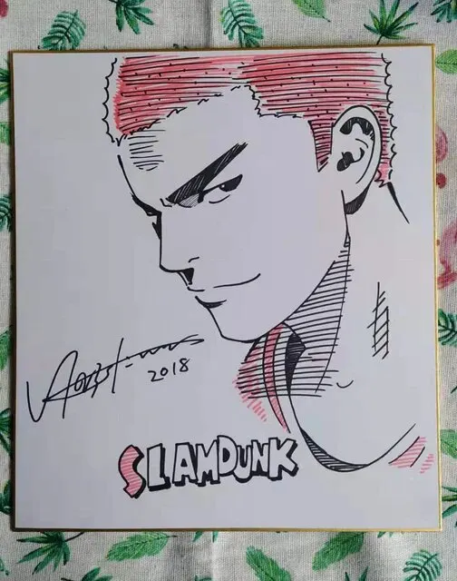 <div style="text-align: center;"><span class="color" style="color:#ff0000"><b>FAKE</b></span></div>
<div style="text-align: center;">TAKEHIKO INOUE</div> — educational counterfeit (FAKE) shikishi reference associated with Takehiko Inoue