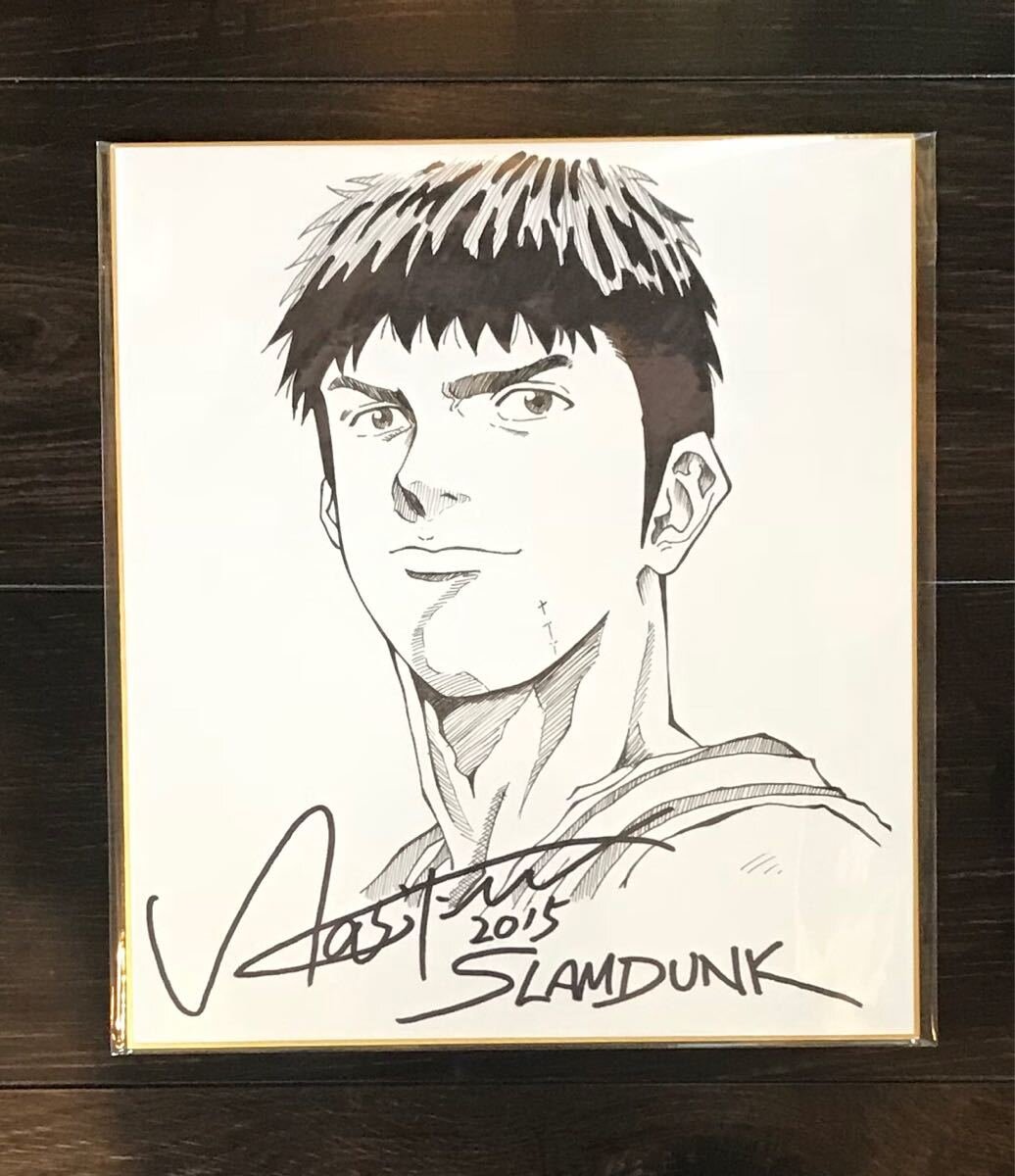 Educational counterfeit reference image (k322685604.1). — educational counterfeit (FAKE) shikishi reference associated with Takehiko Inoue