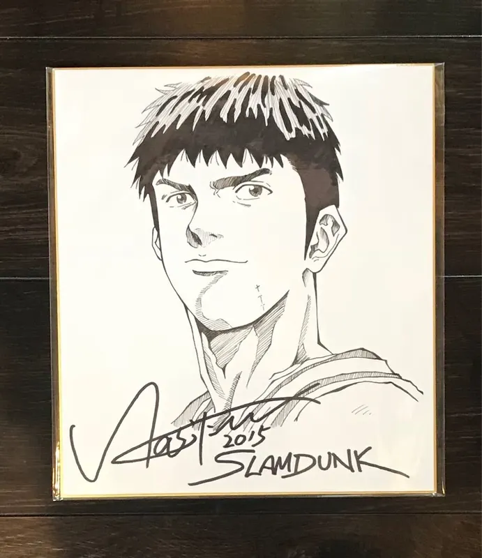 Educational counterfeit reference image (k322685604.1). — educational counterfeit (FAKE) shikishi reference associated with Takehiko Inoue