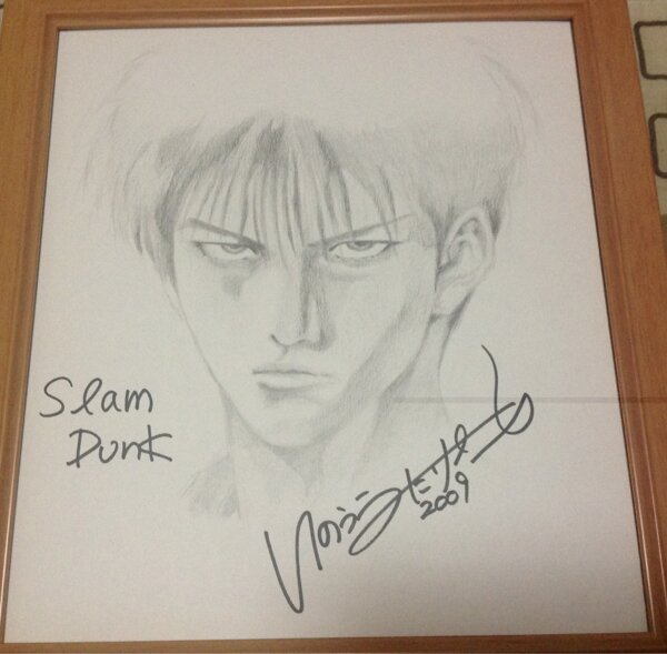 Educational counterfeit reference image (n137341692.1). — educational counterfeit (FAKE) shikishi reference associated with Takehiko Inoue