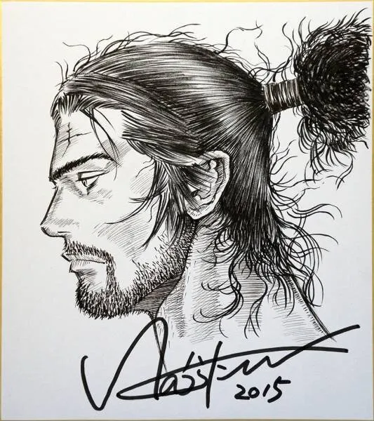 Educational counterfeit reference image (b240394288.1). — educational counterfeit (FAKE) shikishi reference associated with Takehiko Inoue