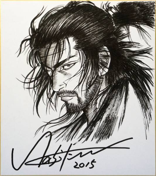 Educational counterfeit reference image (w149085313.1). — educational counterfeit (FAKE) shikishi reference associated with Takehiko Inoue