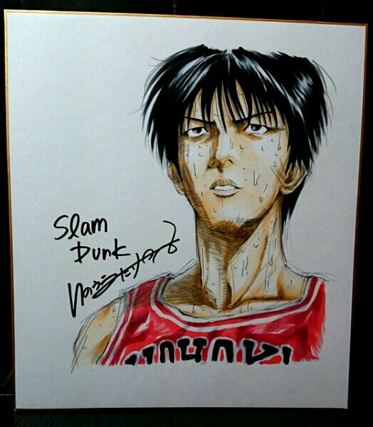 Educational counterfeit reference image (arawea). — educational counterfeit (FAKE) shikishi reference associated with Takehiko Inoue