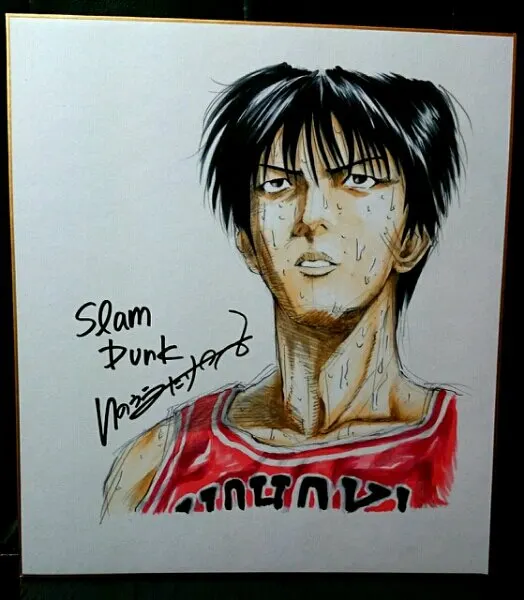 Educational counterfeit reference image (arawea). — educational counterfeit (FAKE) shikishi reference associated with Takehiko Inoue