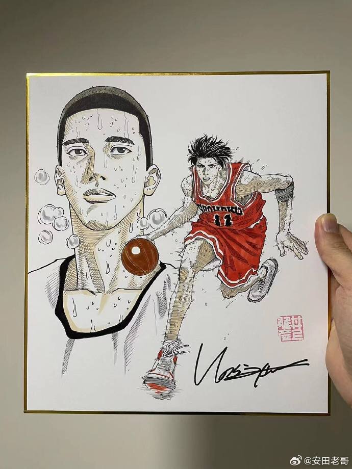 Educational counterfeit reference image (02e60300gy1hkawk137qoj20zk1bfgrw). — educational counterfeit (FAKE) shikishi reference associated with Takehiko Inoue