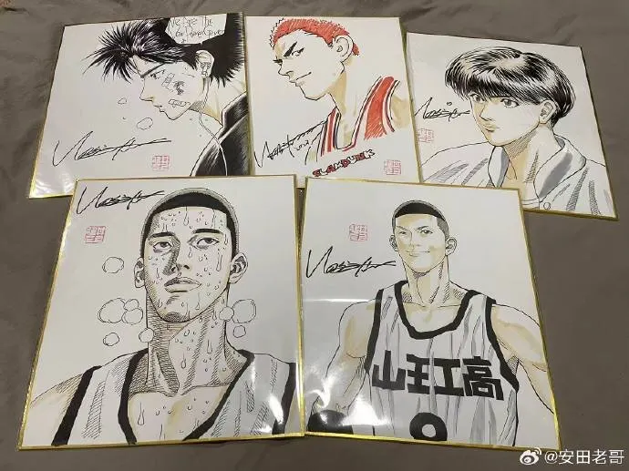 Educational counterfeit reference image (02e60300gy1hfzotpbkehj21ba0zgwm1). — educational counterfeit (FAKE) shikishi reference associated with Takehiko Inoue