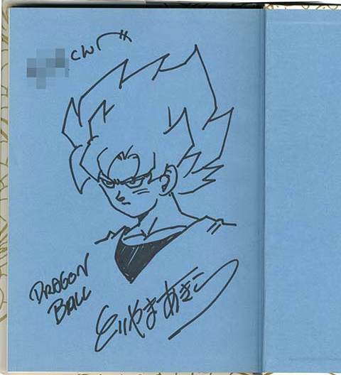 Educational authentic reference image (Screenshot 2024-01-24 020836). — educational authentic (REAL) shikishi reference associated with Akira Toriyama