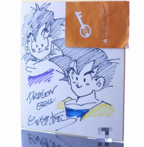 Educational authentic reference image (Screenshot 2024-01-24 021830). — educational authentic (REAL) shikishi reference associated with Akira Toriyama