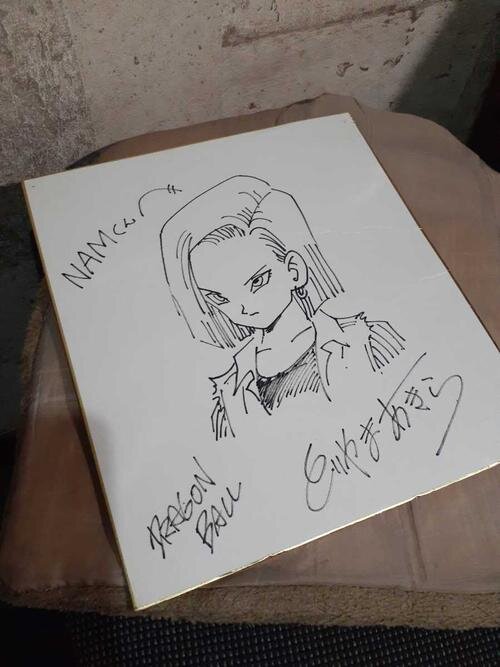 Educational authentic reference image (654564645). — educational authentic (REAL) shikishi reference associated with Akira Toriyama
