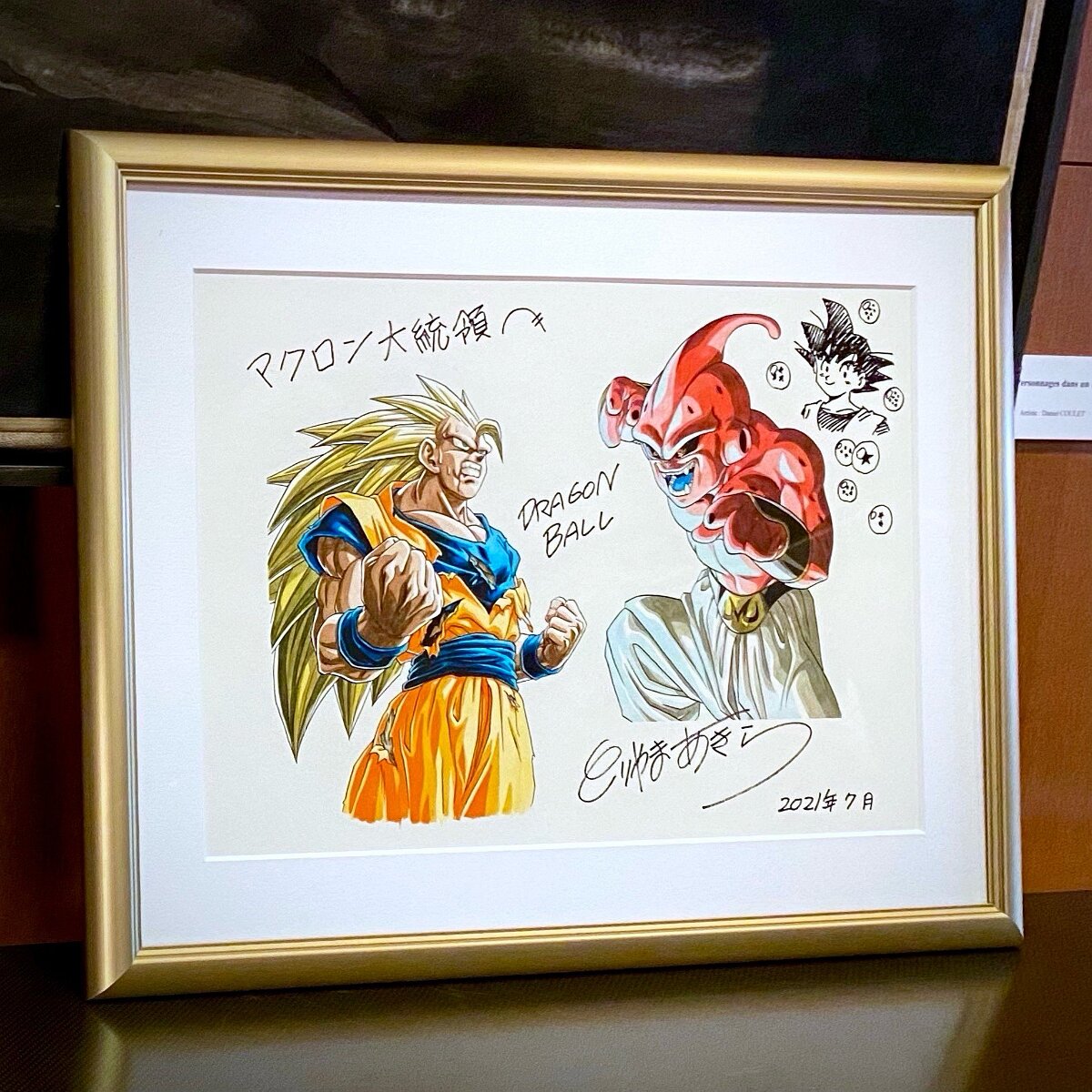 Educational authentic reference image (GIJH8xGXUAIPwSJ). — educational authentic (REAL) shikishi reference associated with Akira Toriyama