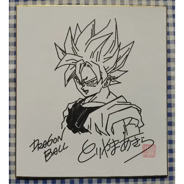 Educational counterfeit reference image (387fdcf8d39254f37d67cf9c26a389d9-1627168425). — educational counterfeit (FAKE) shikishi reference associated with Akira Toriyama