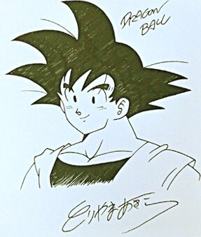 Educational counterfeit reference image (m122255826.1). — educational counterfeit (FAKE) shikishi reference associated with Akira Toriyama