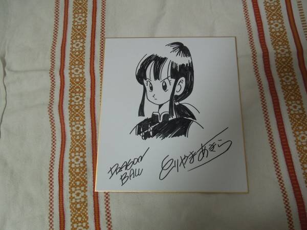 Educational counterfeit reference image (b157973846.1). — educational counterfeit (FAKE) shikishi reference associated with Akira Toriyama