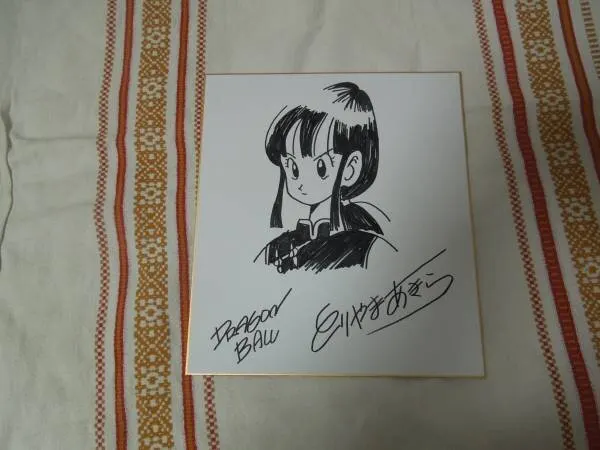 Educational counterfeit reference image (b157973846.1). — educational counterfeit (FAKE) shikishi reference associated with Akira Toriyama
