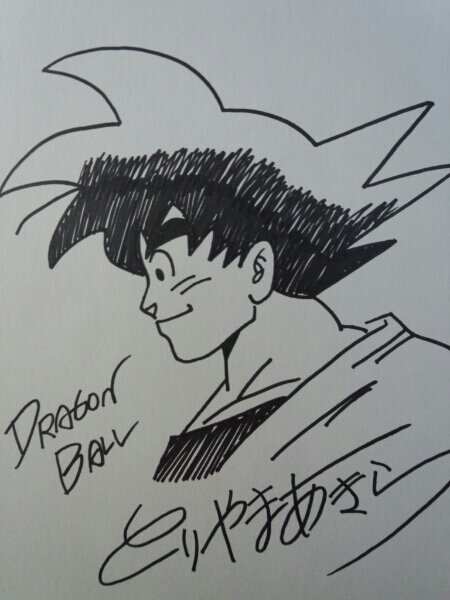 Educational counterfeit reference image (m136057801.1). — educational counterfeit (FAKE) shikishi reference associated with Akira Toriyama