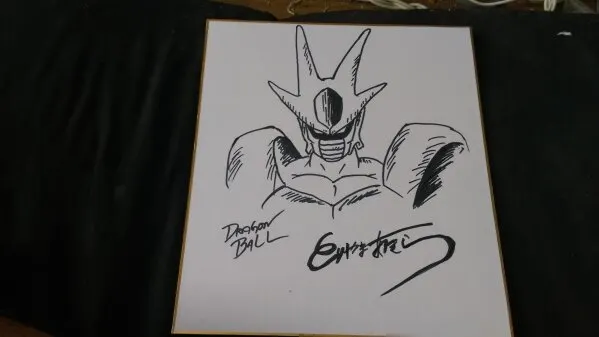 Educational counterfeit reference image (k194530097.1). — educational counterfeit (FAKE) shikishi reference associated with Akira Toriyama