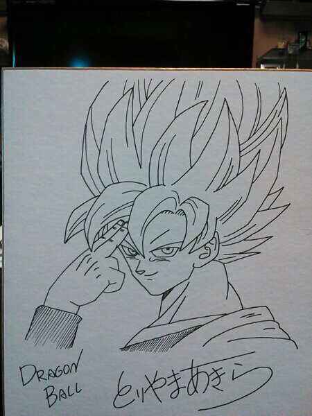 Educational counterfeit reference image (h214038234.1). — educational counterfeit (FAKE) shikishi reference associated with Akira Toriyama