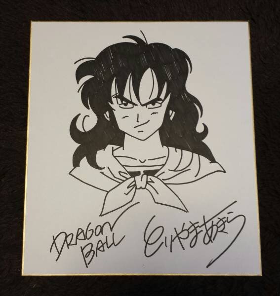Educational counterfeit reference image (s480479973.1). — educational counterfeit (FAKE) shikishi reference associated with Akira Toriyama