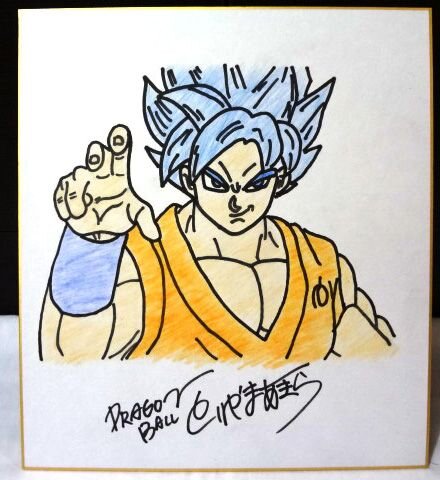 Educational counterfeit reference image (l339813082.1). — educational counterfeit (FAKE) shikishi reference associated with Akira Toriyama