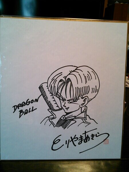 Educational counterfeit reference image (g172944768.1). — educational counterfeit (FAKE) shikishi reference associated with Akira Toriyama