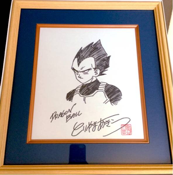 Educational counterfeit reference image (p528568473.1). — educational counterfeit (FAKE) shikishi reference associated with Akira Toriyama