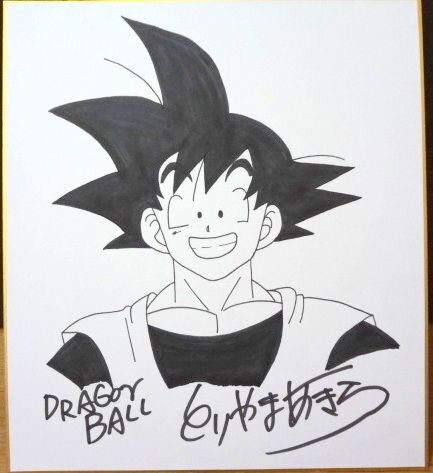 Educational counterfeit reference image (c579750872.1). — educational counterfeit (FAKE) shikishi reference associated with Akira Toriyama