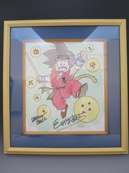 Educational counterfeit reference image (h233433509.1). — educational counterfeit (FAKE) shikishi reference associated with Akira Toriyama
