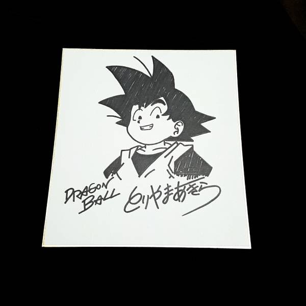 Educational counterfeit reference image (q146712501.1). — educational counterfeit (FAKE) shikishi reference associated with Akira Toriyama