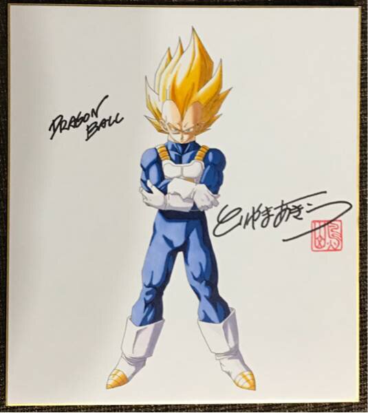 Educational counterfeit reference image (m193239729.2). — educational counterfeit (FAKE) shikishi reference associated with Akira Toriyama