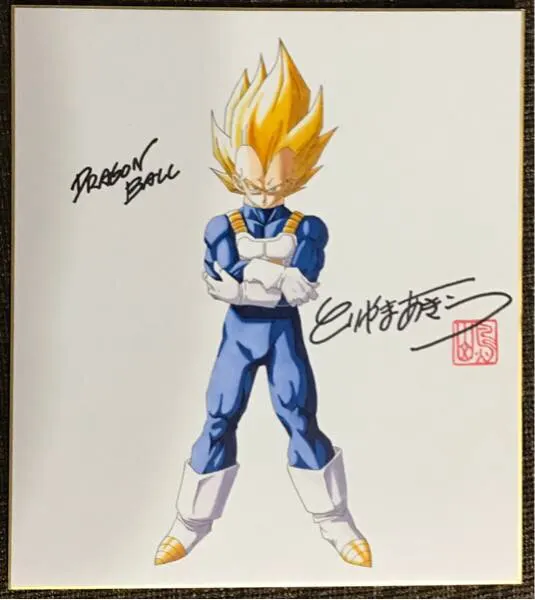 Educational counterfeit reference image (m193239729.2). — educational counterfeit (FAKE) shikishi reference associated with Akira Toriyama