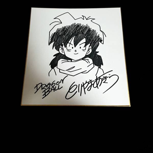 Educational counterfeit reference image (l386118115.1). — educational counterfeit (FAKE) shikishi reference associated with Akira Toriyama