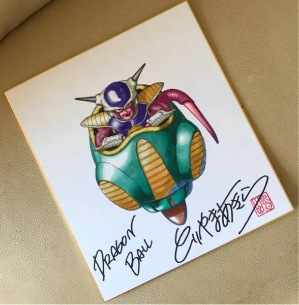 Educational counterfeit reference image (u142648400.1). — educational counterfeit (FAKE) shikishi reference associated with Akira Toriyama