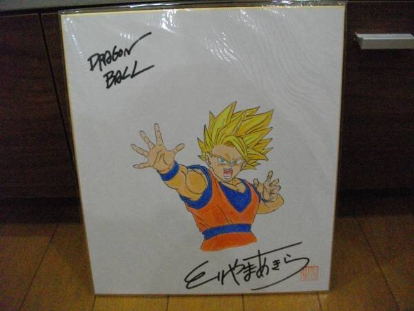 Educational counterfeit reference image (s527217996.1). — educational counterfeit (FAKE) shikishi reference associated with Akira Toriyama